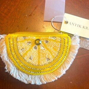 Antik Kraft 🍋 lemon coin pouch